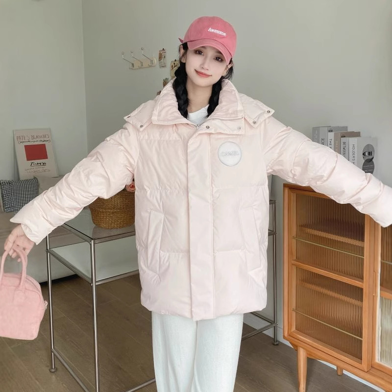 2025 invierno nuevo estilo coreano suelto engrosado calentamiento ropa de algodón coreana mujer corta chaqueta de pan pequeño image 5