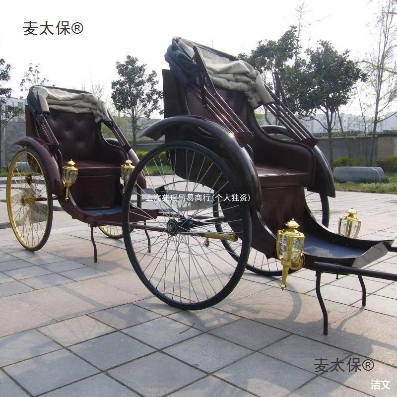 售可拉的民国旧老上海仿古复古人力黄包车摄影陈列景区拉麦太保