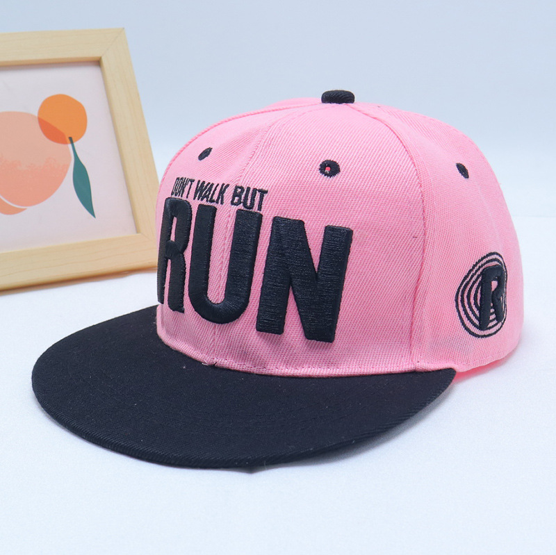 RUN 블랙 엣지 핑크 탑