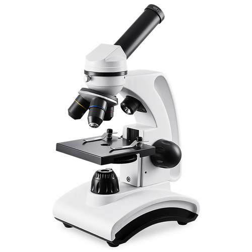 Factory Direct Sale Single Objective Microscope Full Optical High Definition 2000x Children's Biology Science Microscope Can View Bacteria
