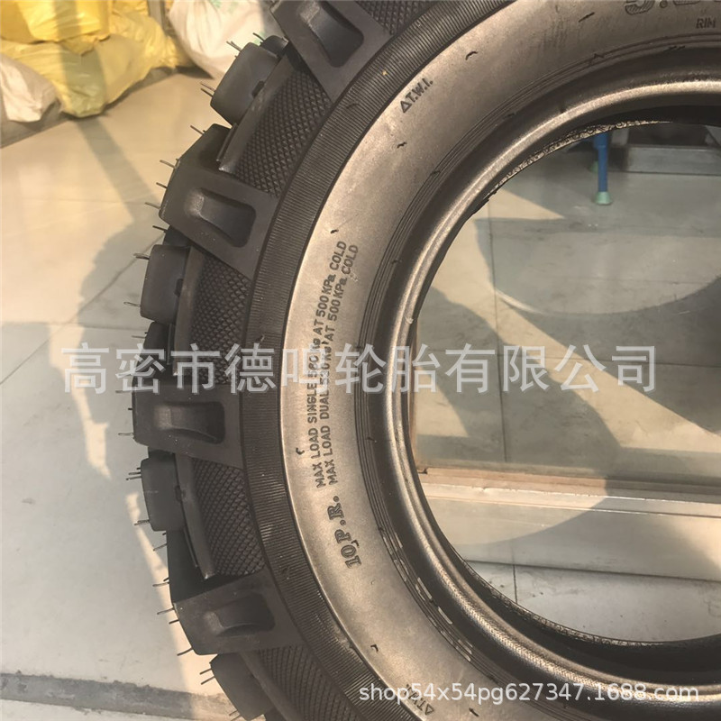 Suministro 500-12 motocicleta triciclo agrícola patrón de espiga neumático