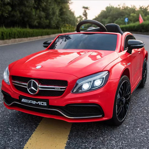 Mercedes-Benz children's electric car four-wheel drive infant toy car remote swing for boys and girls, child sit-in car