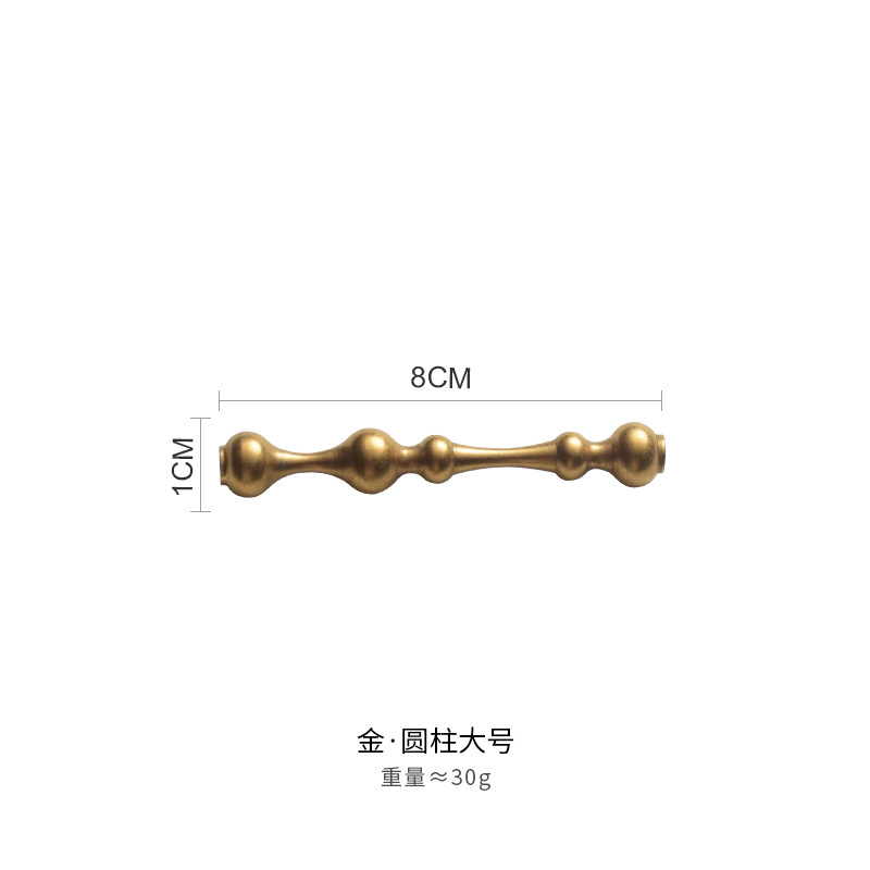황금 원통형 대형