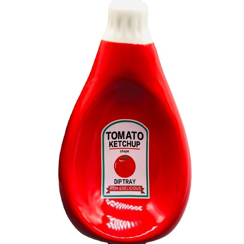 Creative squeeze ketchup bottle shape sauce dish ceramic soy sauce dish mustard dish vinegar dish sauce dish