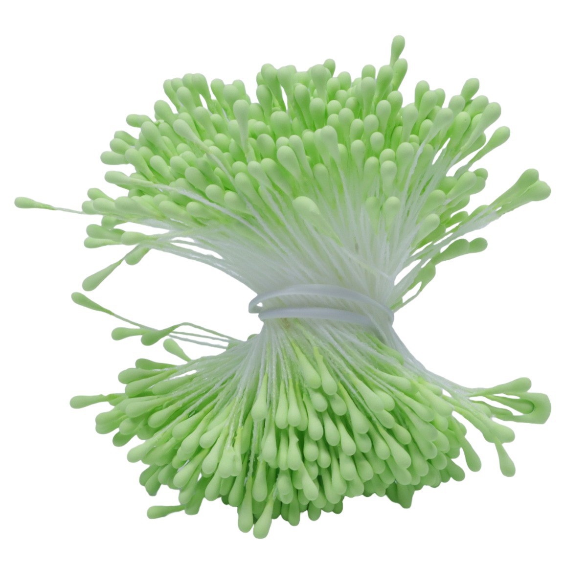 2 mm, 390 piezas, núcleo de flor mate, flor artificial, estambre de yeso ecológico, material para rosas y lirios, cabezal a juego