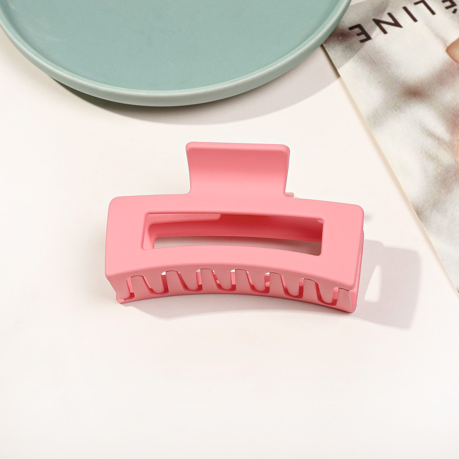 8.5cm 사각 프로스트 로즈 레드 13