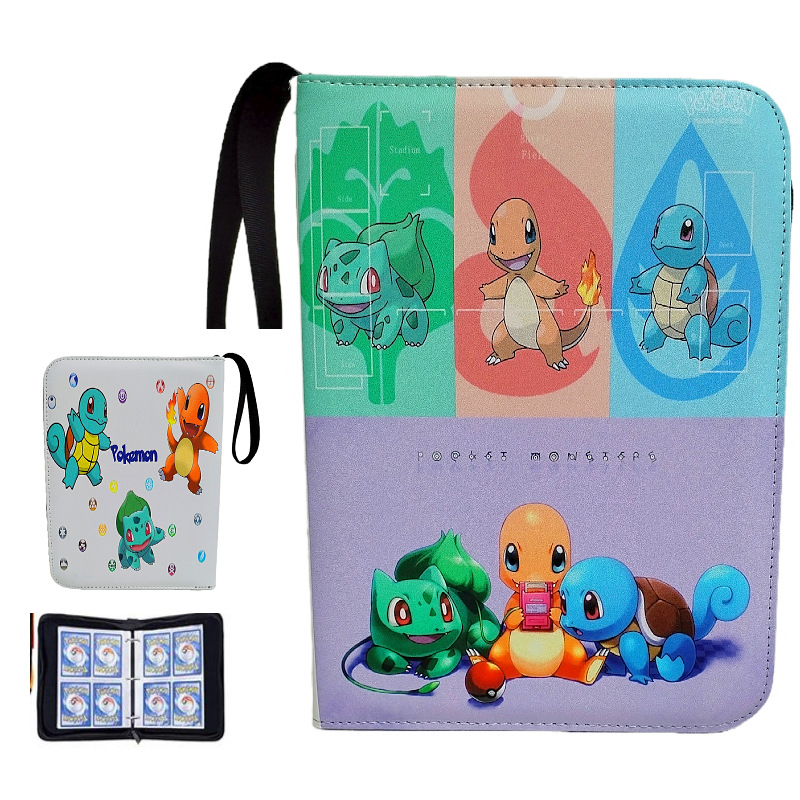 FUENTE fabricante en stock suministro baokemeng juego tarjeta colección libro Magic Baby Tarjeta de cremallera libro de almacenamiento