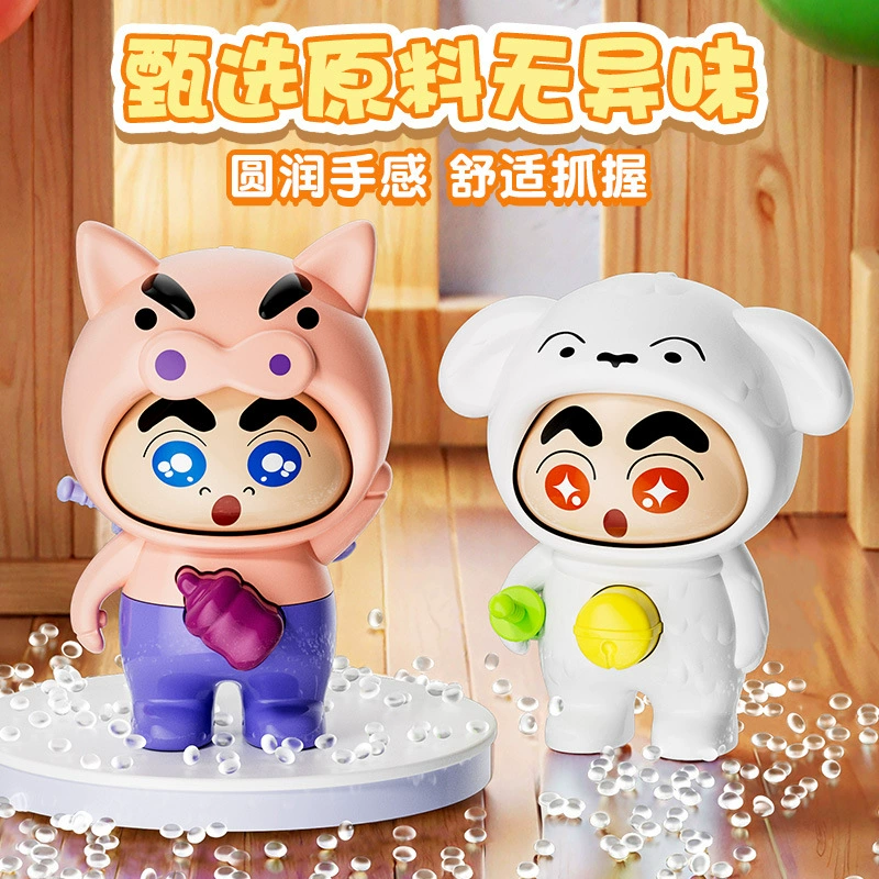 Популярная кукла Piggy Xiaoxin Xiaobai Press, меняющая лицо, настольное украшение, модная мультяшная аниме-модель, ручная фигурка, игрушка