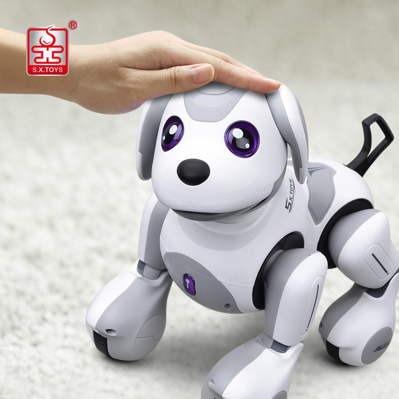 Shengxiong robot inteligente perro control remoto juguete educación temprana perro eléctrico programación robot niño niño regalo de cumpleaños
