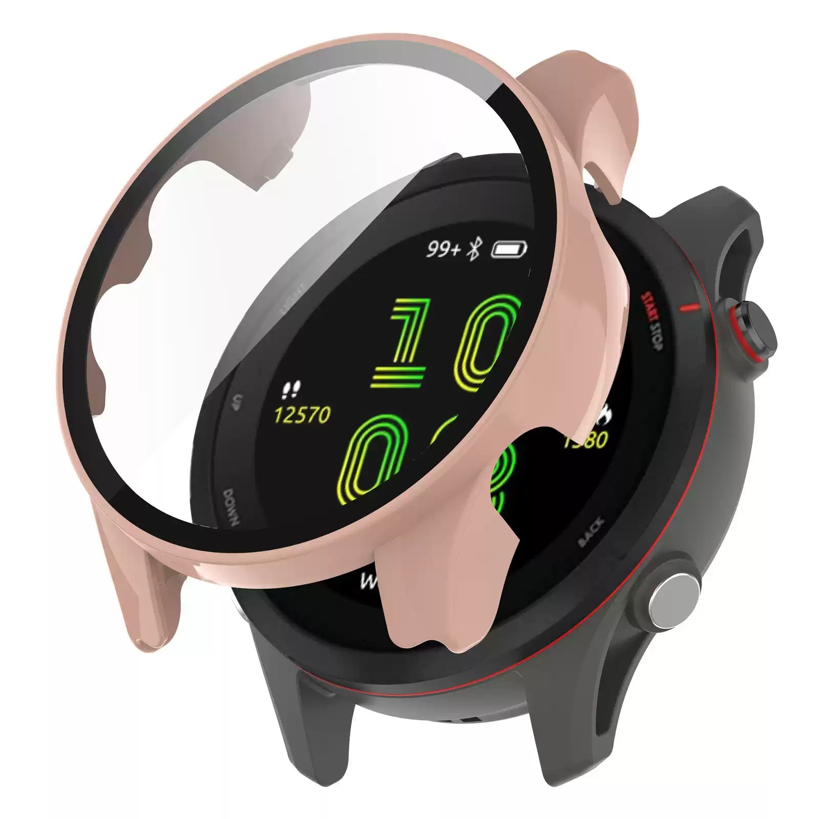 Suitable for Garmin Forerunner265 watch case, 965 wristwatch case, F970 integrated case and film undefined