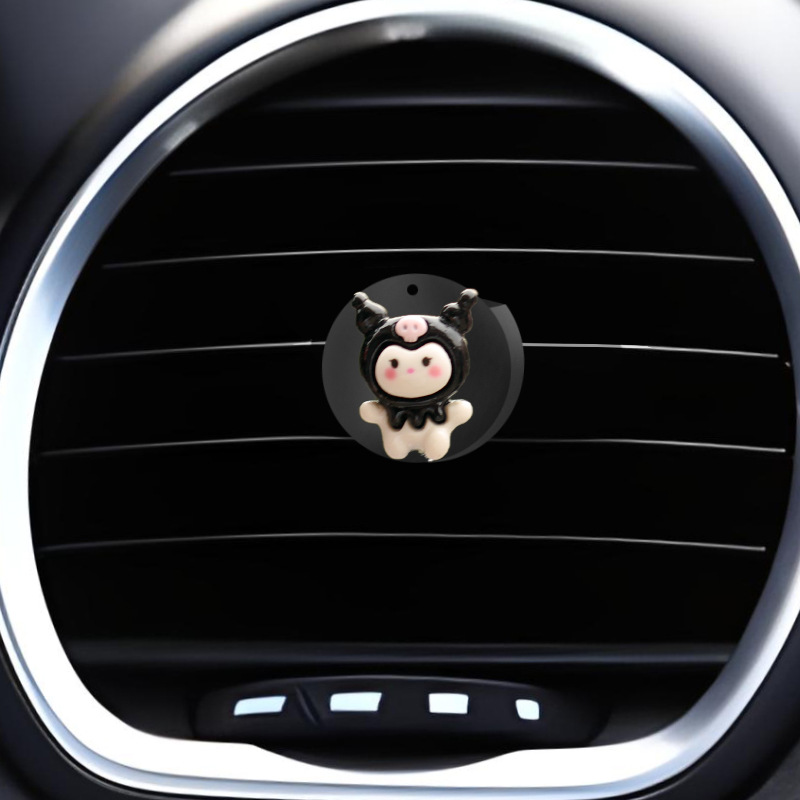 Clip de salida de aire para automóvil, aromaterapia creativa brillante, perfume para automóvil, decoración de dibujos animados, suministros de decoración, suministros para automóvil