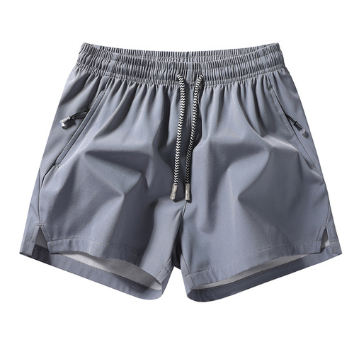 Cross-border exclusive European size summer ice silk quick-drying five-pocket men's casual sports basketball shorts loose training shorts