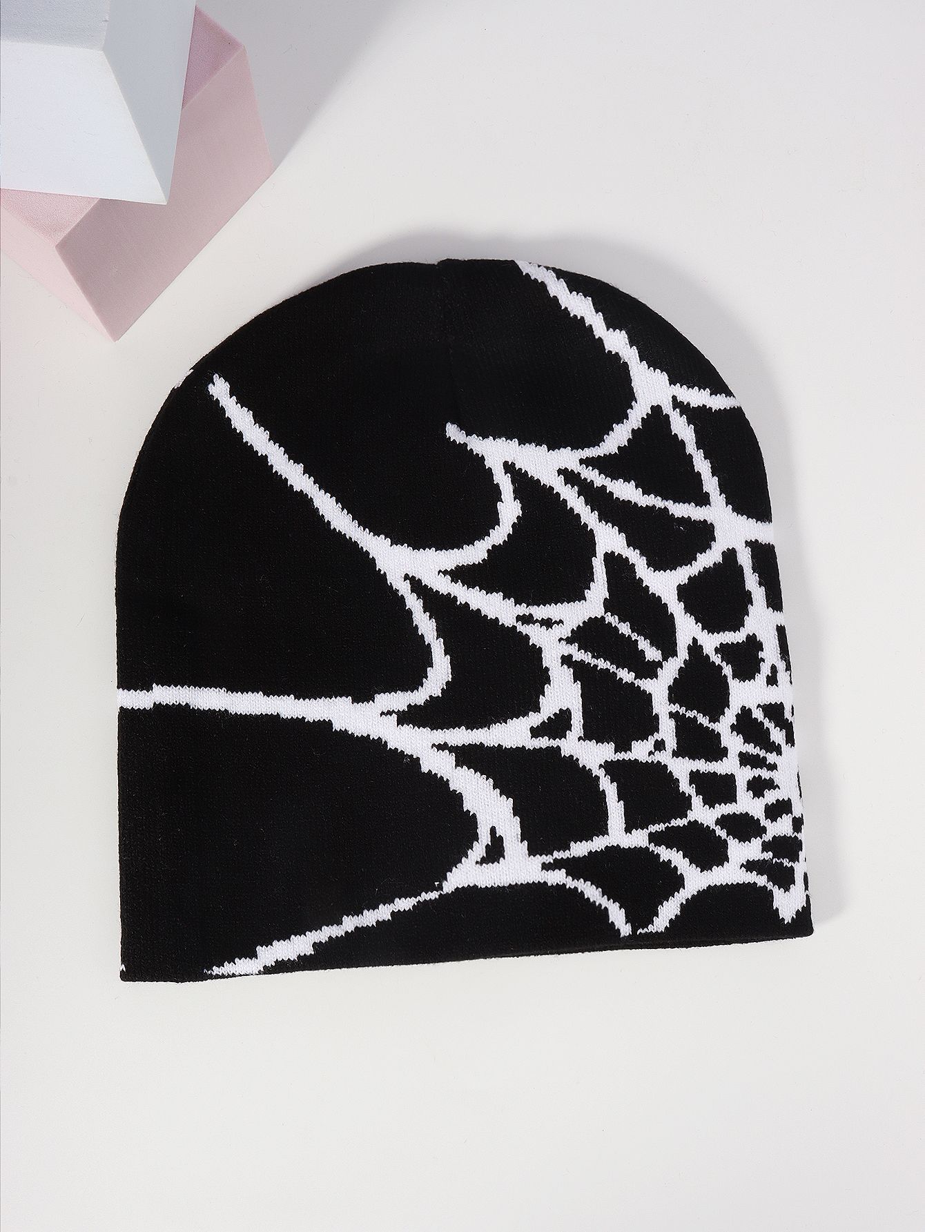 New Hot Selling Pullover Hat, Hot Selling Spider Web Jacquard Knitted Hat in Europe and America, Men's and Women's Warm Hat, Cold Hat, Winter Hat_voghion.com