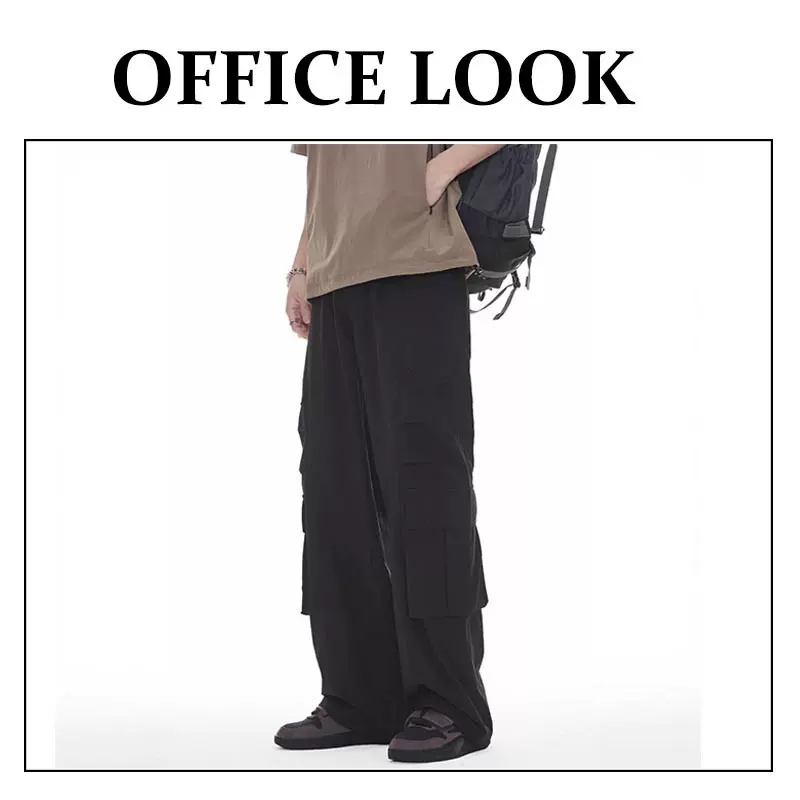 2025美式复古阔腿长裤欧美新款工装裤男女街头潮牌直筒休闲裤跨境