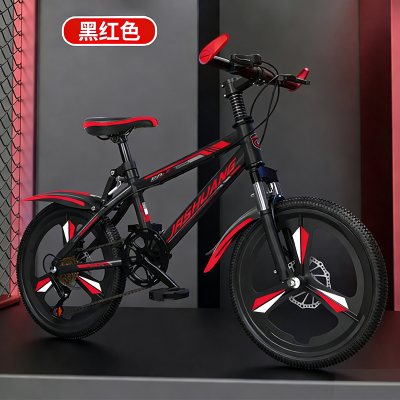 Bicicleta de montaña adolescente niño niña bicicleta amortiguador de freno de goma de cambio de velocidad ligera montar freno sensible image 39