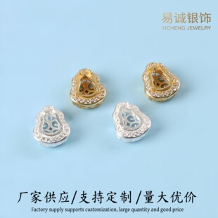 S925���y���J����ͨ�׸����������ֹ�diy�Ƕ������朸������