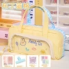 [Portable Pain Bag Pen Case] Puff Powder Grid/Free Question Pen*5+Account Holder+Memo Pad+Coil Book