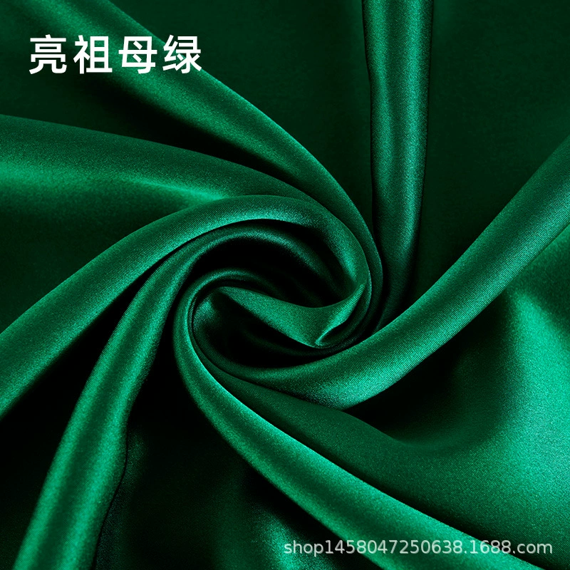 Silk fabric 100% mulberry satin, 114 cm width, 16 momme, plant‑dyed, wholesale multi‑color