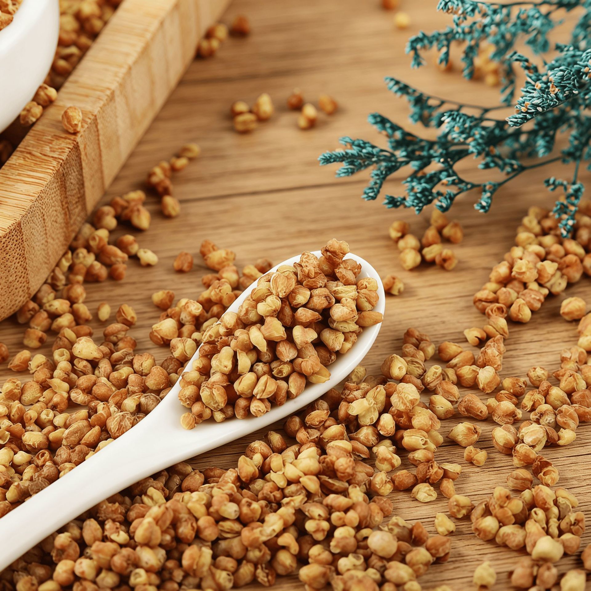 Tartary Buckwheat Tea Ku Qiao Cha Whole Plant Loose Grain 500g Bulk for Hot Pot and Hotel Use preparation