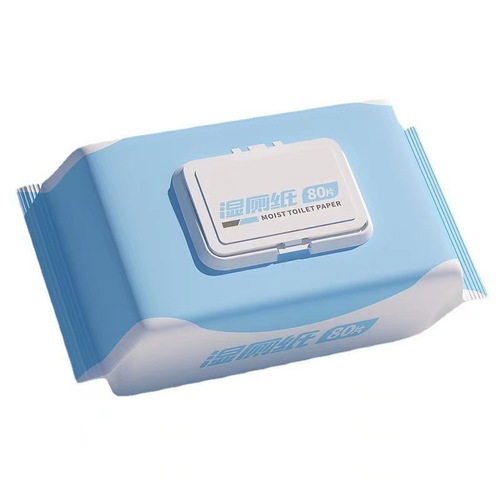 Butt wipes, 80 pieces of wet toilet paper, flushable toilet paper, environmentally friendly and hygienic wet toilet paper, household toilet paper wholesale
