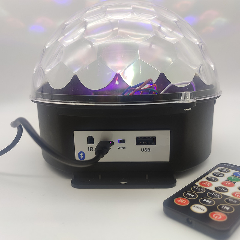 Mp3ステージライトktvカラフルなターンライト6色大魔球祝日bluetoothスピーカーバー雰囲気ライトフラッシュ|undefined
