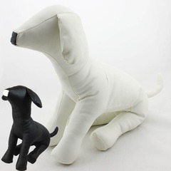 卸売りペットモデルの座り方は革の犬のモデルのペットモデルの道具の中の大きいサイズの3つのサイズです。