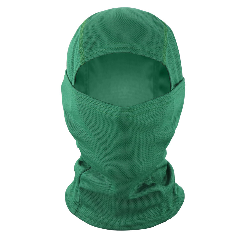Color sólido veloz secado cubierta de cabeza montar al aire libre máscara solar de poliéster 100% respirado collar al por mayor transfronterizo