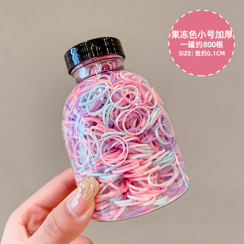 夏日韩版气质奶咖色无痕发绳不伤发马尾扎头绳新款橡皮筋发饰|undefined