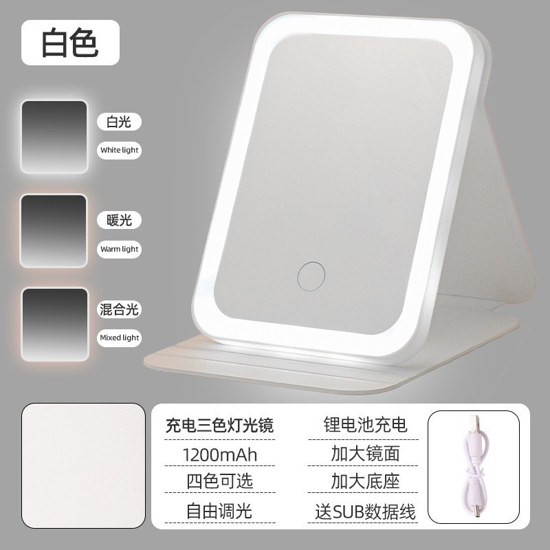 LED 가죽 화이트