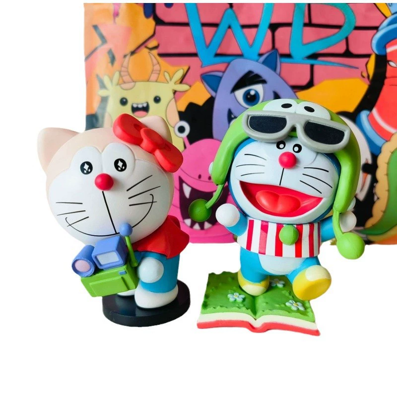 Sanrio, cute table minifigure, doll, Doraemon, Birthday gift