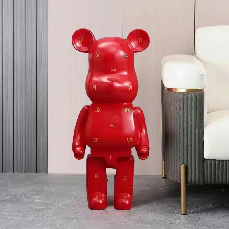 【신상품】광택 있는 빨간색 글자