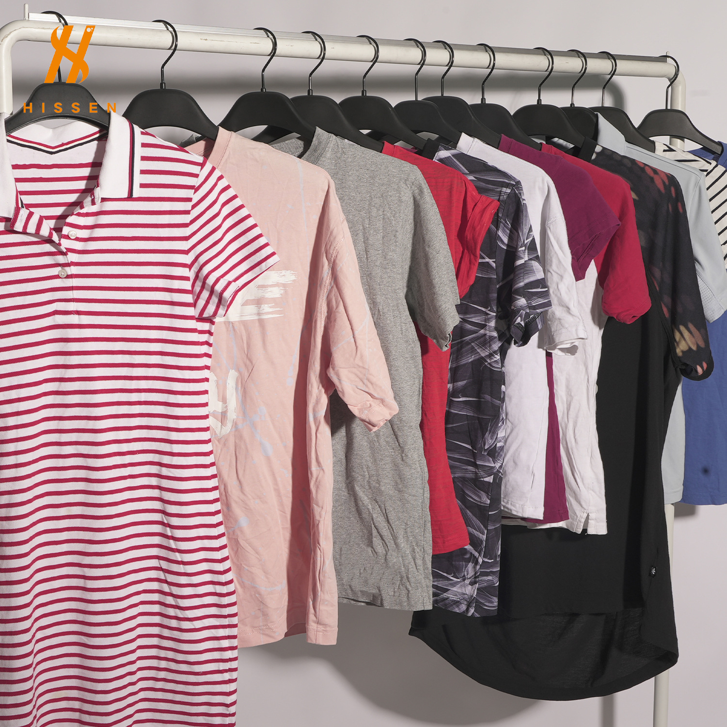 二手品牌衣服出口欧洲中东A级品质男女短袖T恤usedclothesbranded