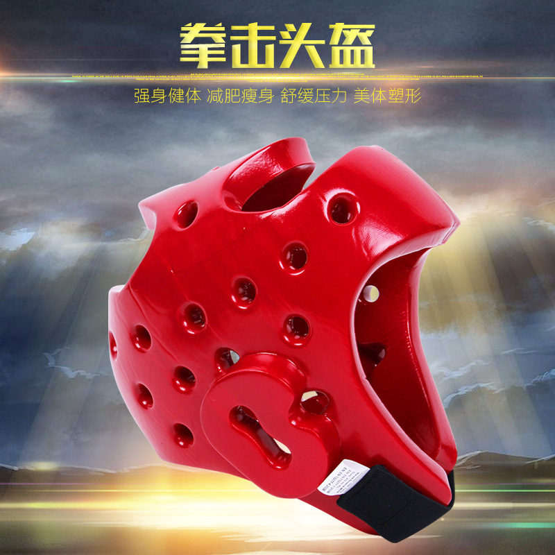 Fully Enclosed Boxing Headgear, Breathable Shock-Absorbing Fighting Helmet, Specialized Protective Gear for Sanda and Muay Thai Training and Competitions