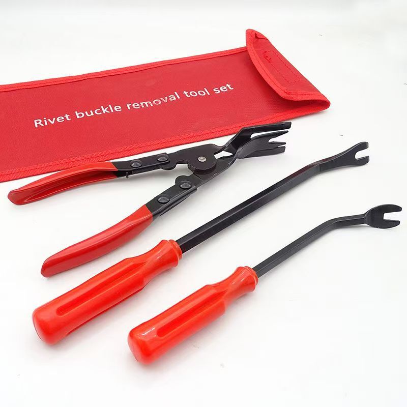 Car Audio Tools 3Pcs Tool Set Car Door Panel Removal Tool Car Clip Pry Tool