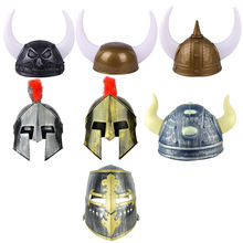 Holiday Ball Hat Props Toys Medieval Knight Warrior Helmet H