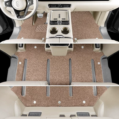 2026 Model Max+ Ultra+ Custom-Fit | Modelə uyğun ayaqaltı - two-row-four-track-flush-version-shaohua-apricot-beige-blanket