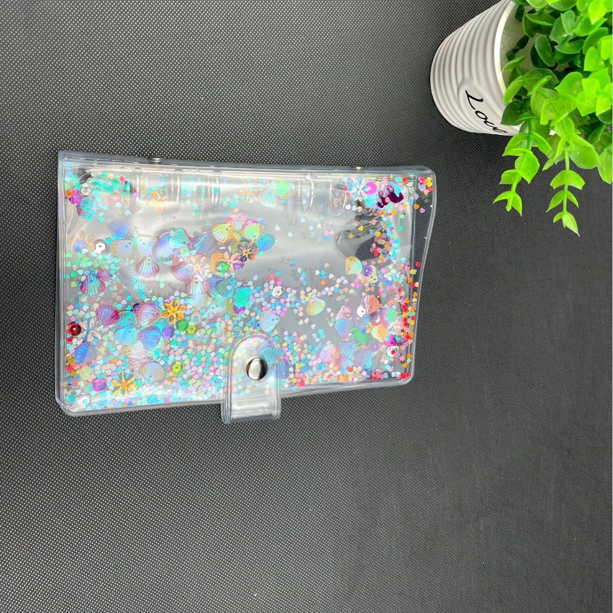 ネット赤ins少女心ユニコーン活ページ本流砂スパンコールA6手帳ノート学生ノート