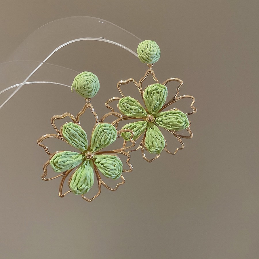 Aguja de acero-oro-verde