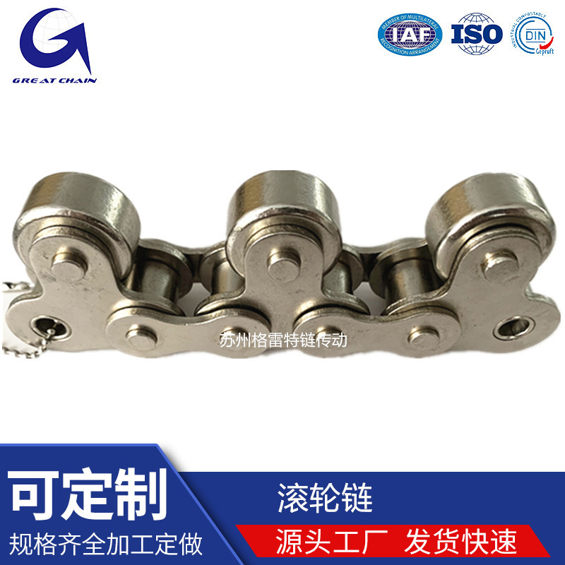 厂家直销工业传输链16A-TR内片顶滚轮链自动化设备支持非标