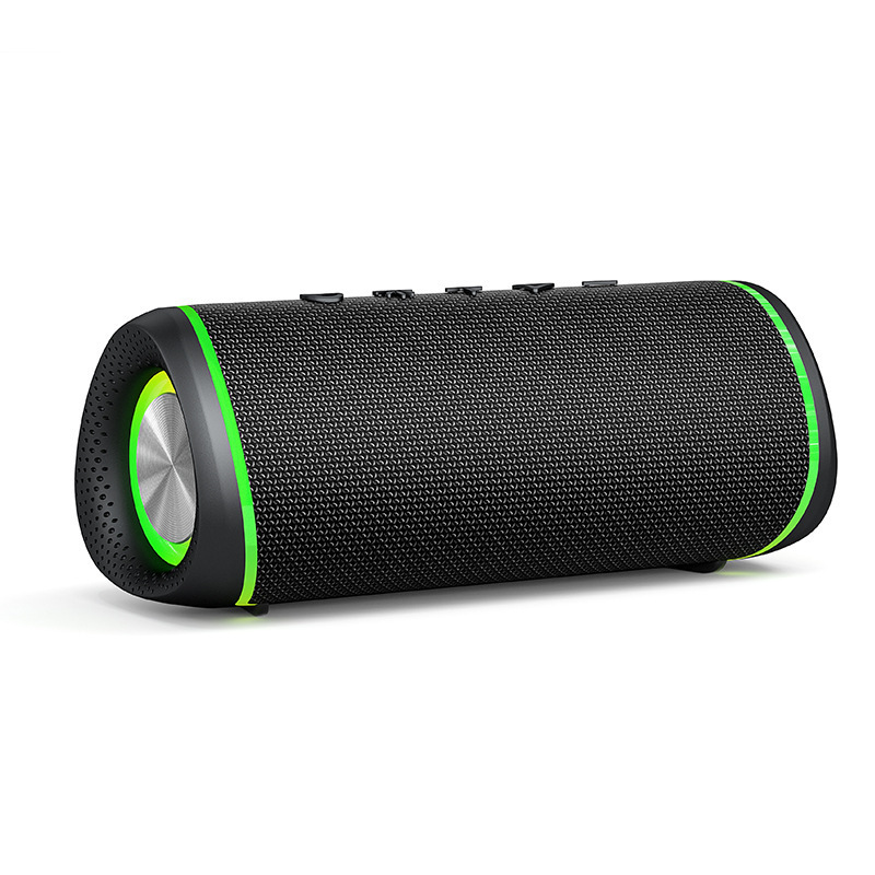 2025 新しいワイヤレス Bluetooth スピーカー RGB ライト重低音ハイパワー屋外ポータブルファブリック防水オーディオ|undefined