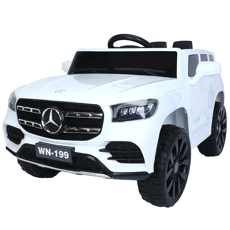 Coche Eléctrico de Cuatro Ruedas para Niños con Control Remoto Recargable