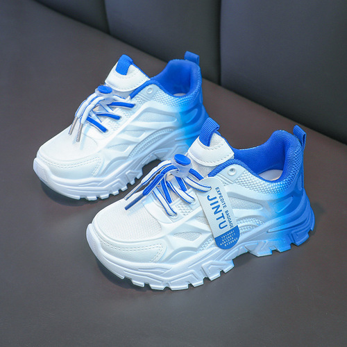 Children's sports shoes, new girls', uncles', breathable mesh, middle and large children's casual versatile boys' running shoes