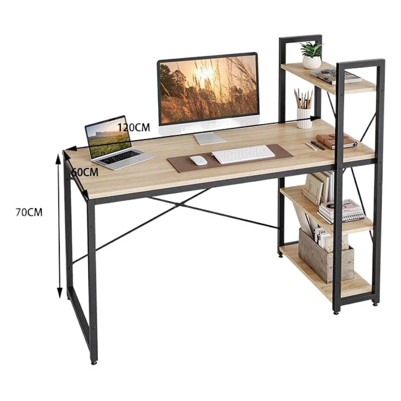 Трансграничный стол, домашний простой компьютерный стол со стойкой для хранения, студенческий письменный стол, настольный стол для хранения