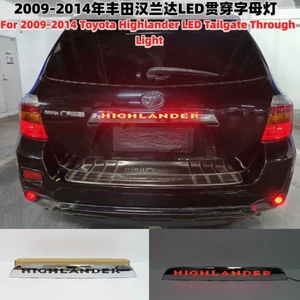 Suitable for 2009-2014 Toyota Highlander Trunk Through-Light Letter Light Modification Highlander
