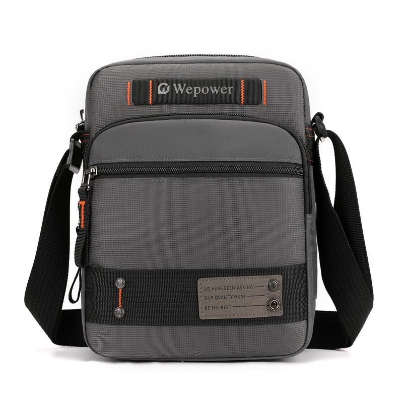 WEPOWER nuevo bolso de mensajero bolso de hombro para hombre bolso de hombre impermeable y resistente al desgaste multicapa bolso de viaje de ocio ligero