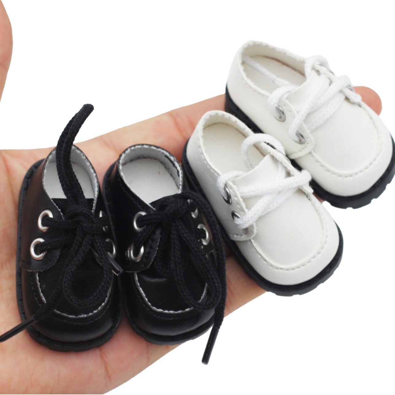 20cm muñeca de algodón EXO muñeca zapatos de juguete Milu zapatos de cuero mocasines estudiante zapatos uniformes 5,5*2,6 cm