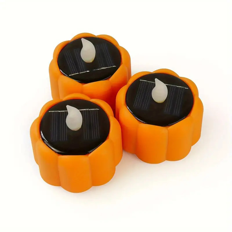 Solar candle light [pumpkin style]