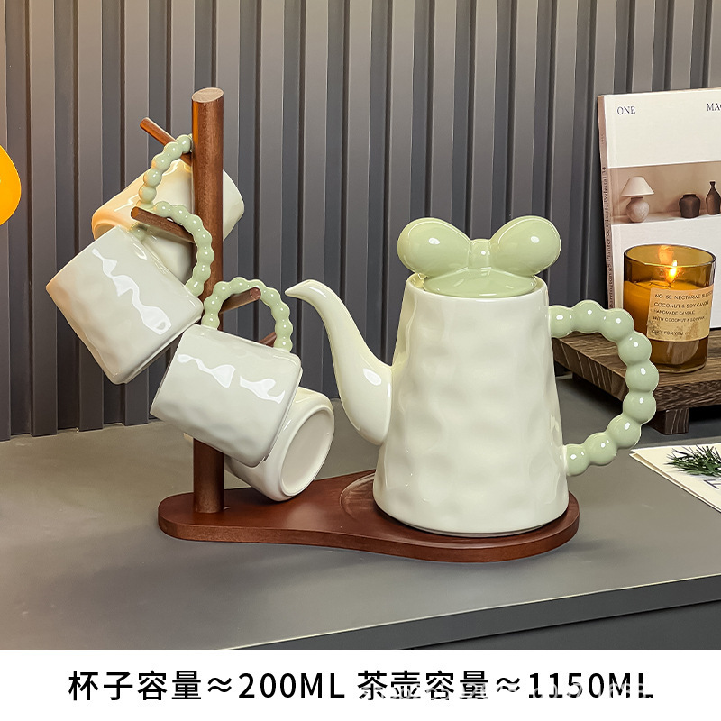 乔迁新居陶瓷茶壶水杯家用套装家用客厅喝水杯杯具高级感新婚礼盒|undefined