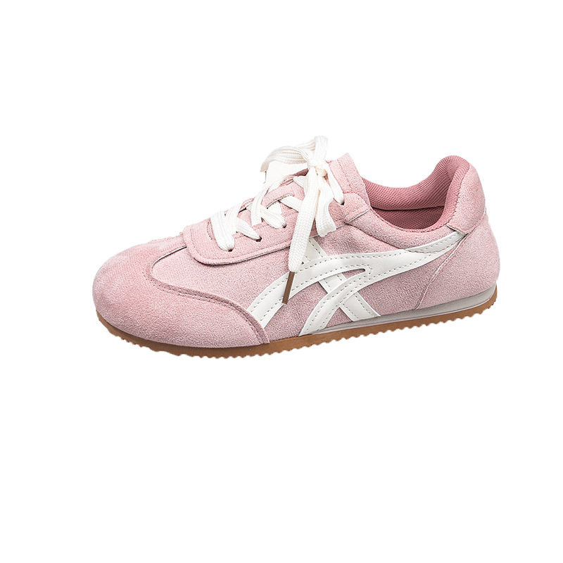 Zapatos de entrenamiento de mujer, primavera y otoño nuevos zapatos de suela suave, altura transpirable, zapatos de suela gruesa, zapatos de muffin, zapatos de skate de mujer
