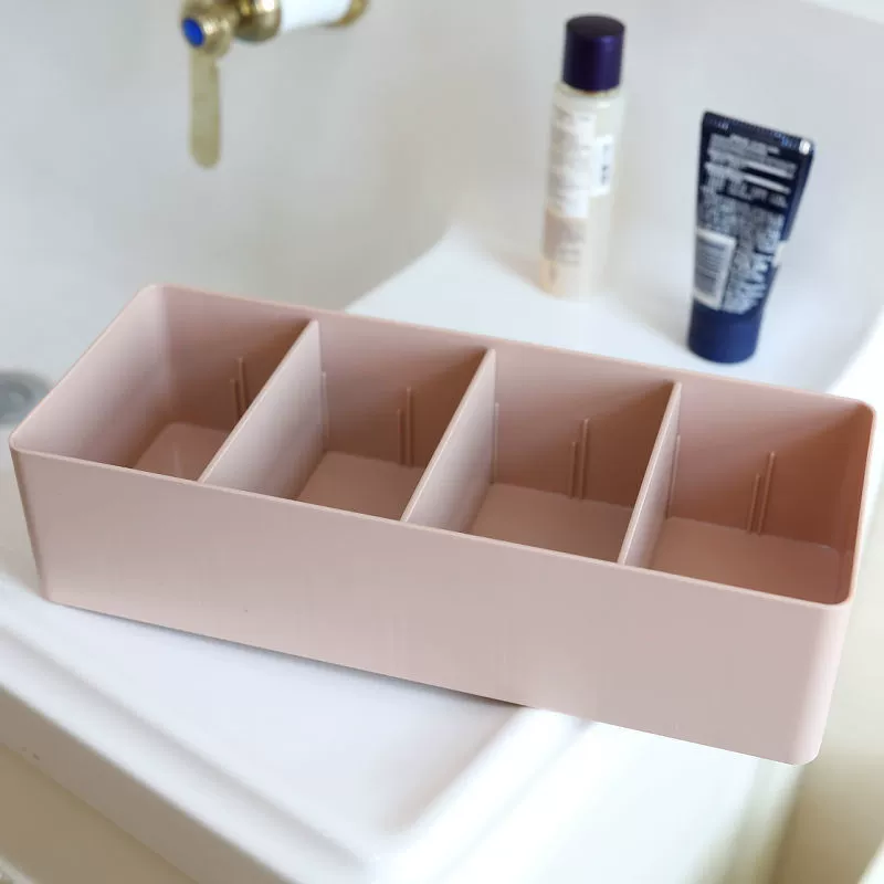 Drawer separation box storage box free combination dressing small tidelle compilation box plastic desktop cosmetics storage box